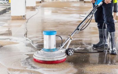 Làm sạch sàn nhà bị dính sơn cho nhiều công trình